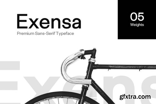 ]CreativeMarket Exensa Grotesk Typeface + Web Fonts 2436076