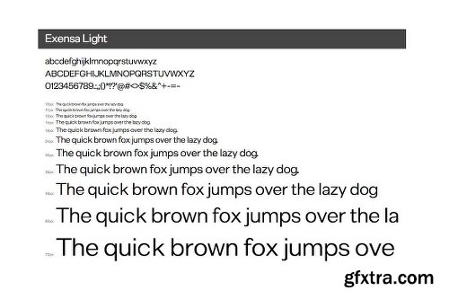 ]CreativeMarket Exensa Grotesk Typeface + Web Fonts 2436076