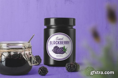 Jam Jar Packaging Mockups