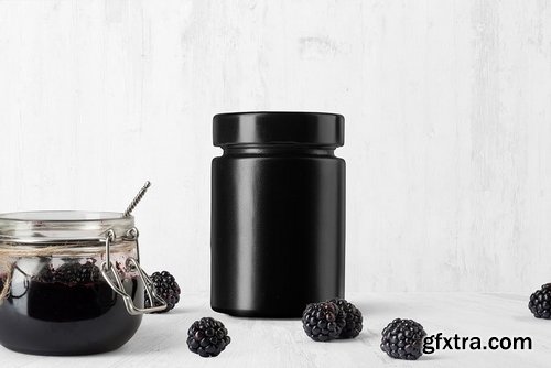 Jam Jar Packaging Mockups