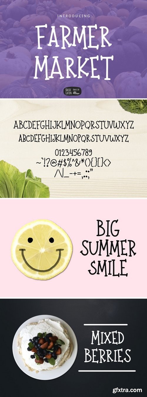 CM - Farmer Market Simple Font 2701687