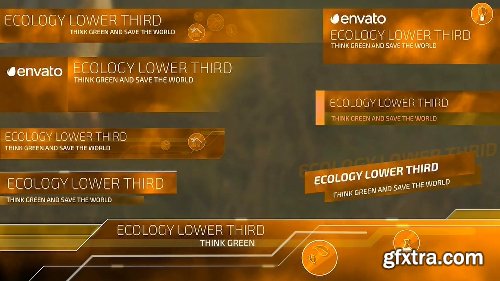 Videohive Ecological Lower Thirds 14996694