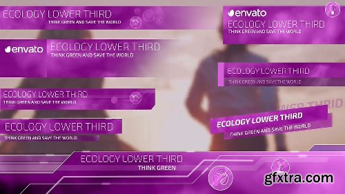 Videohive Ecological Lower Thirds 14996694