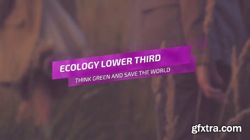 Videohive Ecological Lower Thirds 14996694