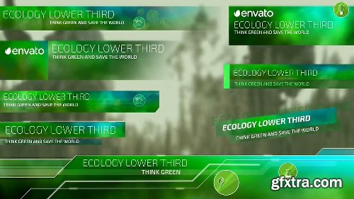 Videohive Ecological Lower Thirds 14996694