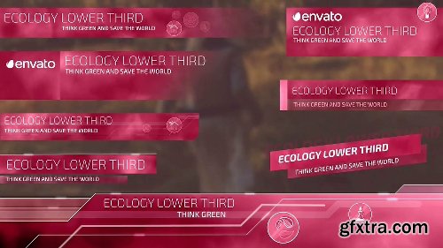 Videohive Ecological Lower Thirds 14996694