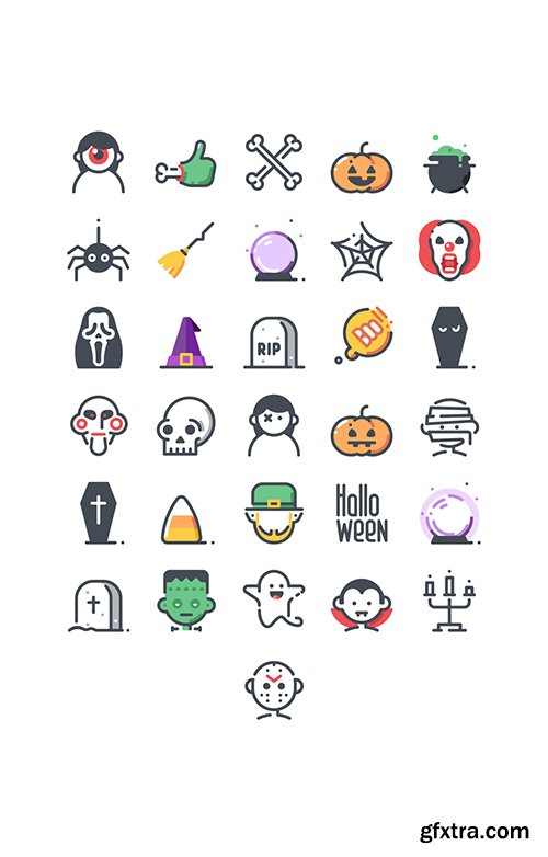 31 Halloween Icons