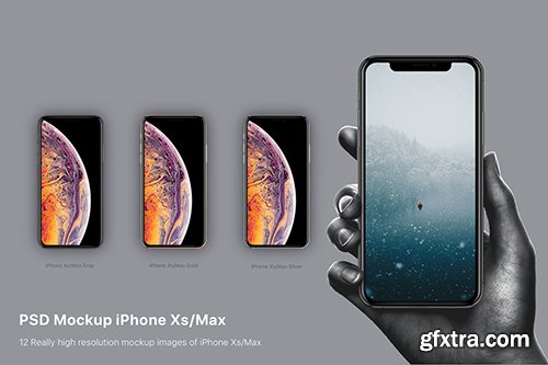 PSD Mockup iPhone Xs/Max