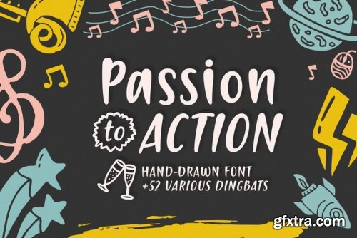 Passion to Action - 2 Fonts