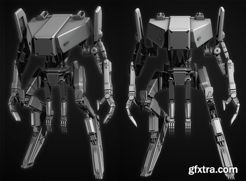 Kruger-Bot 3D Model