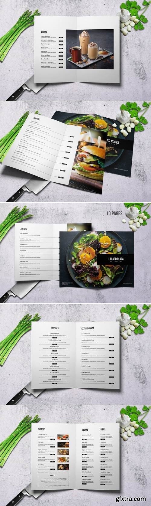 Lagard Plaza Bifold Menu A4 and US Letter