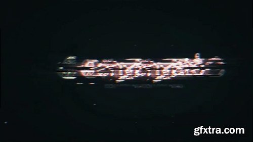 Videohive WireFrame Glitch Logo Intro 12716142