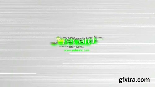 Videohive Glitch Minimal Logo 12125529