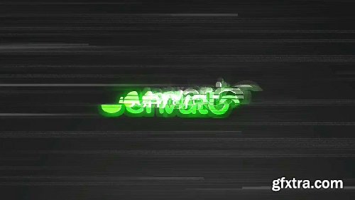 Videohive Glitch Minimal Logo 12125529