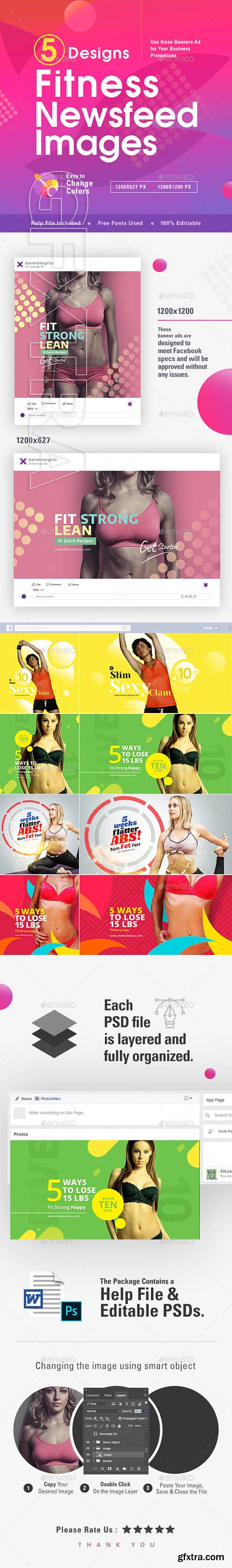 GraphicRiver - Fitness Social Media Banners - 10 Designs 22557843