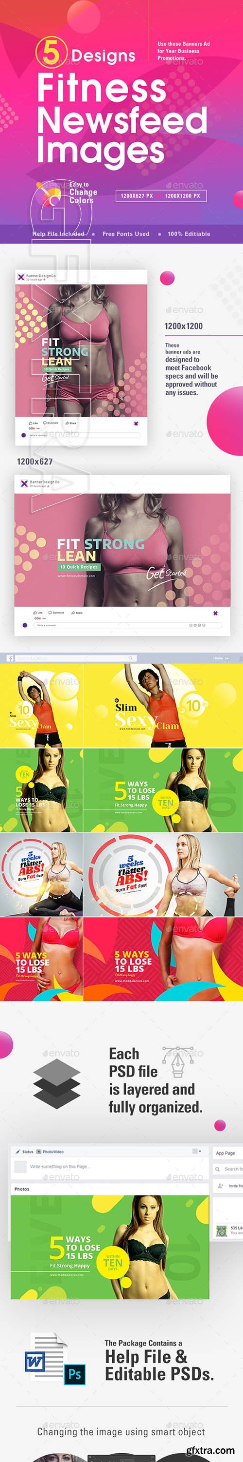 GraphicRiver - Fitness Social Media Banners - 10 Designs 22557843