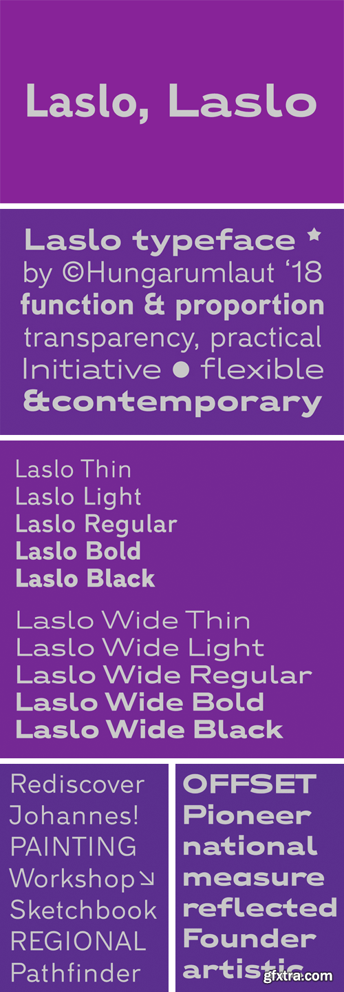 Laslo Font Family