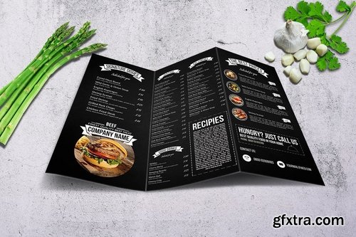 Matt\'s Diner Trifold A4 and US Letter Menu