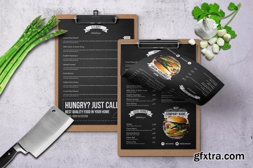 Matt\'s Diner Single Page A4 and US Letter Menu