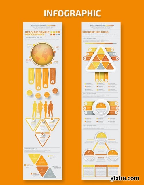 Yellow Data Infographics Design