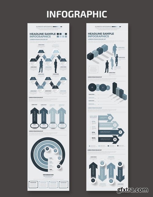 Black Business Infographics Design