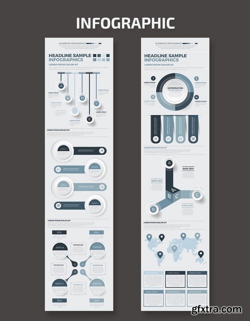 Black Business Infographics Design