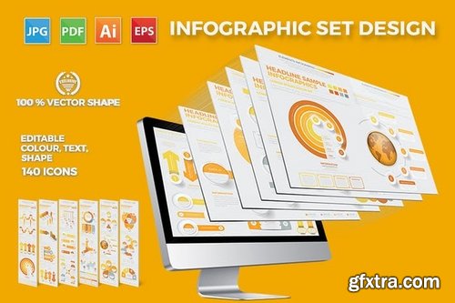 Yellow Infographics Template