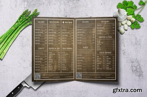 Multipurpose Oriental Bifold Menu - A4 & US Letter