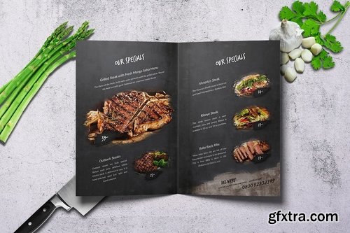 Craft Food Bifold Menu - A4 & US Letter