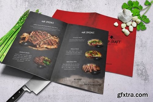 Craft Food Bifold Menu - A4 & US Letter