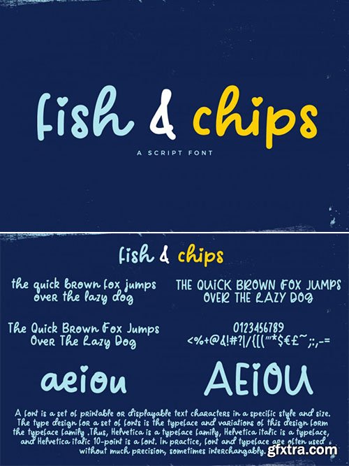 Fish & Chips Font