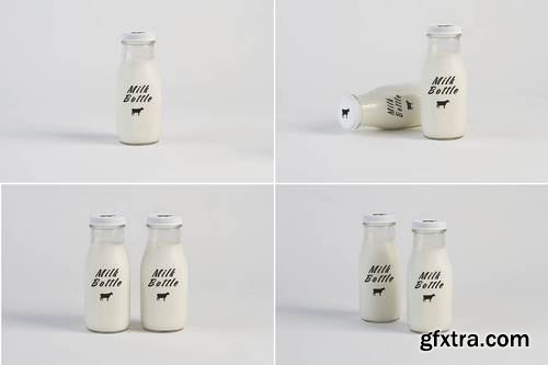 Milk Bottle Mock Up