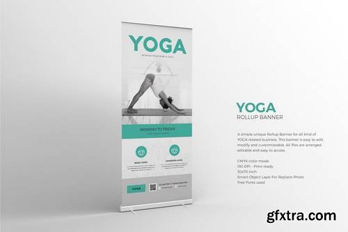 Yoga Roll-up Banner