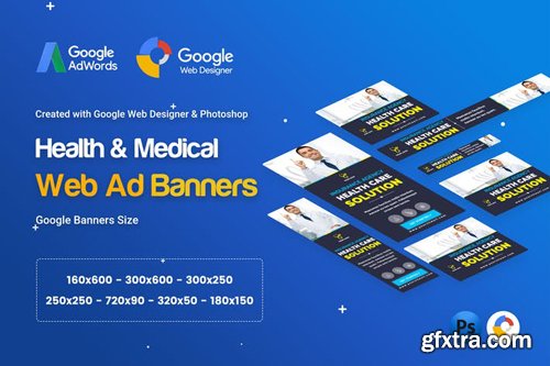 Health & Medical Banners Ad - GWD & PSD - 1