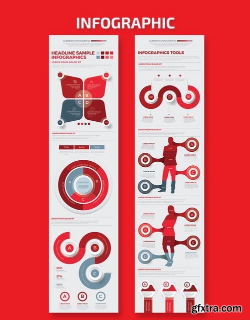 Red Infographics Design 3