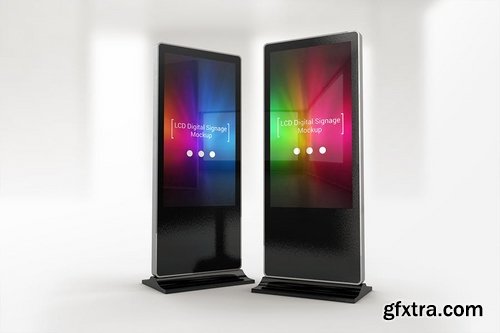 LCD Digital Signage Mockups