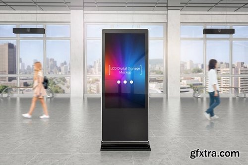 LCD Digital Signage Mockups