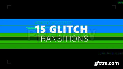 15 Glitch Transitions Pack 110160