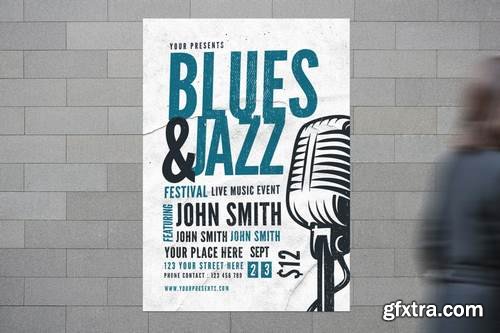 Blues & Jazz Music Flyer