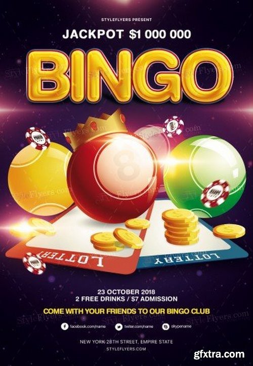 Bingo PSD Flyer Template