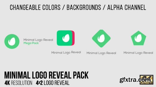 Videohive Minimal Logo Reveal Pack 15403253