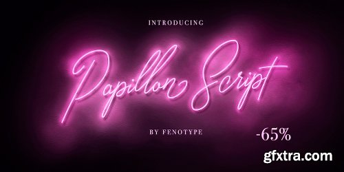 Papillon Script Font