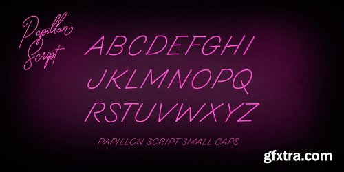 Papillon Script Font