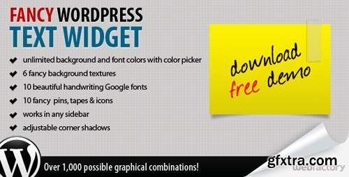 CodeCanyon - Fancy Text Widget v1.5 - 235344