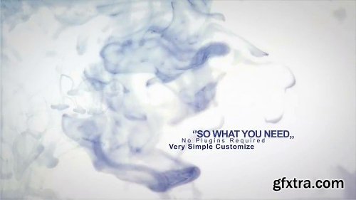 Videohive Water Ink Smoke 1722263