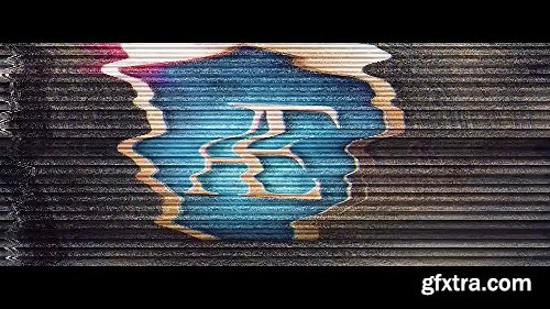 Videohive Damaged Glitch Logo Intro - 3in1 Pack 8318299