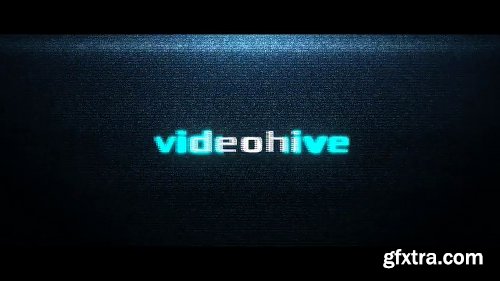 Videohive TV Distortion Logo 8519043