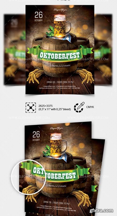 October Fest V4 2018 Flyer PSD Template