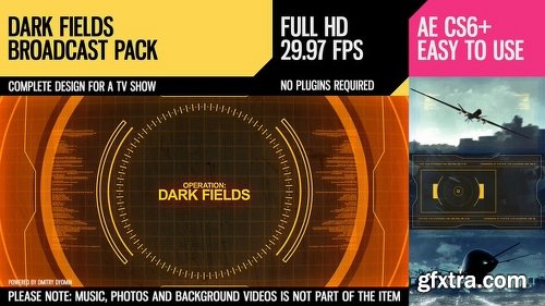 Videohive Dark Fields (Broadcast Pack) 8783507