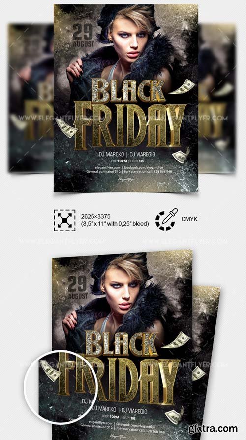 Black Friday V18 2018 Flyer PSD Template